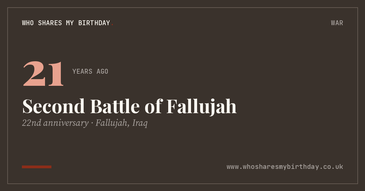 Second Battle of Fallujah