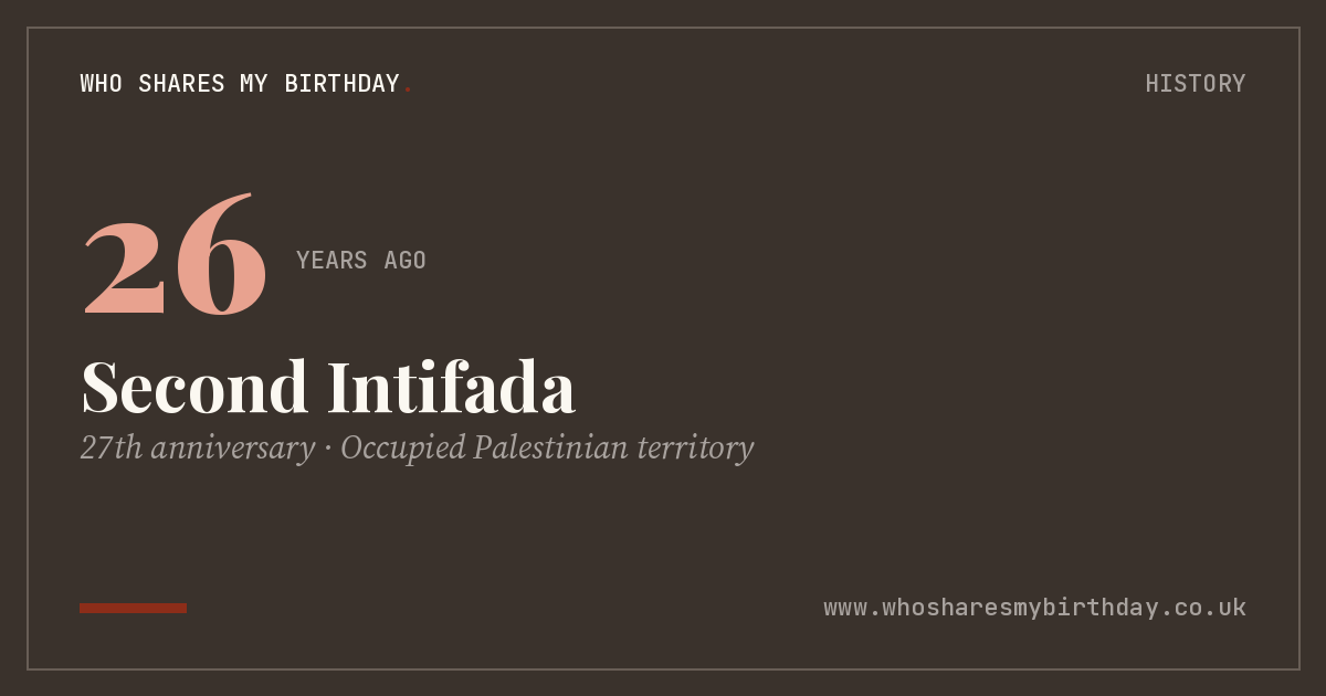 Second Intifada