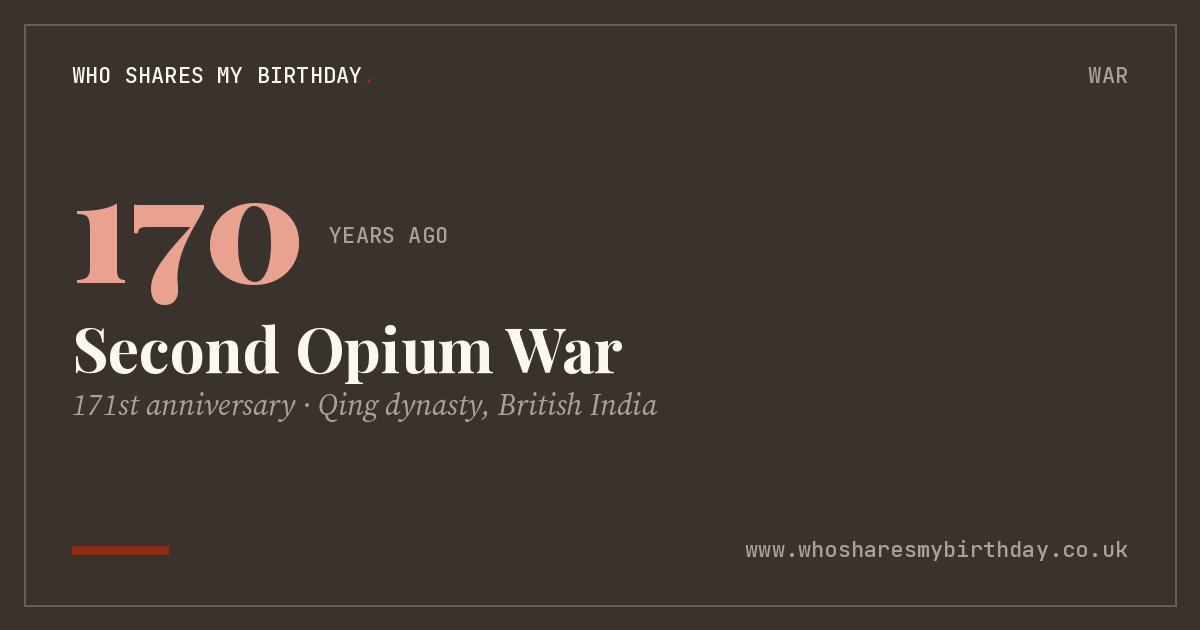 Second Opium War