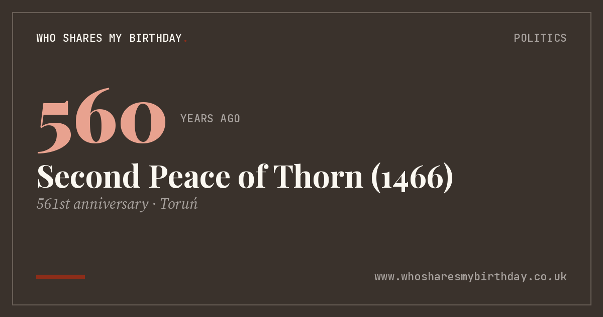 Second Peace of Thorn (1466)