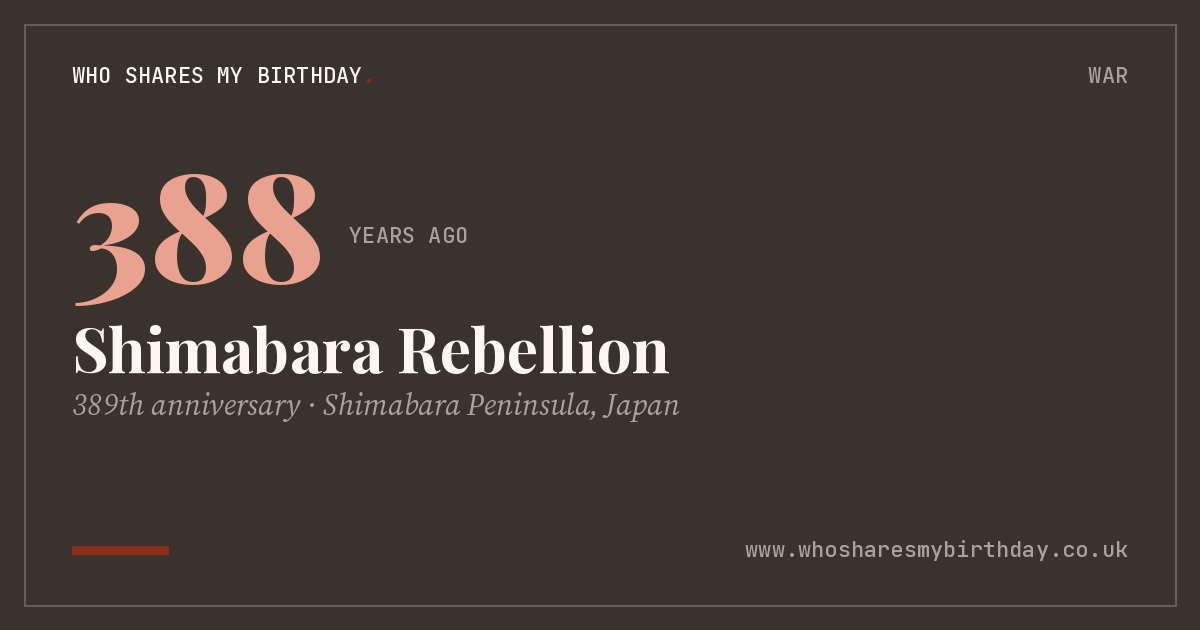 Shimabara Rebellion