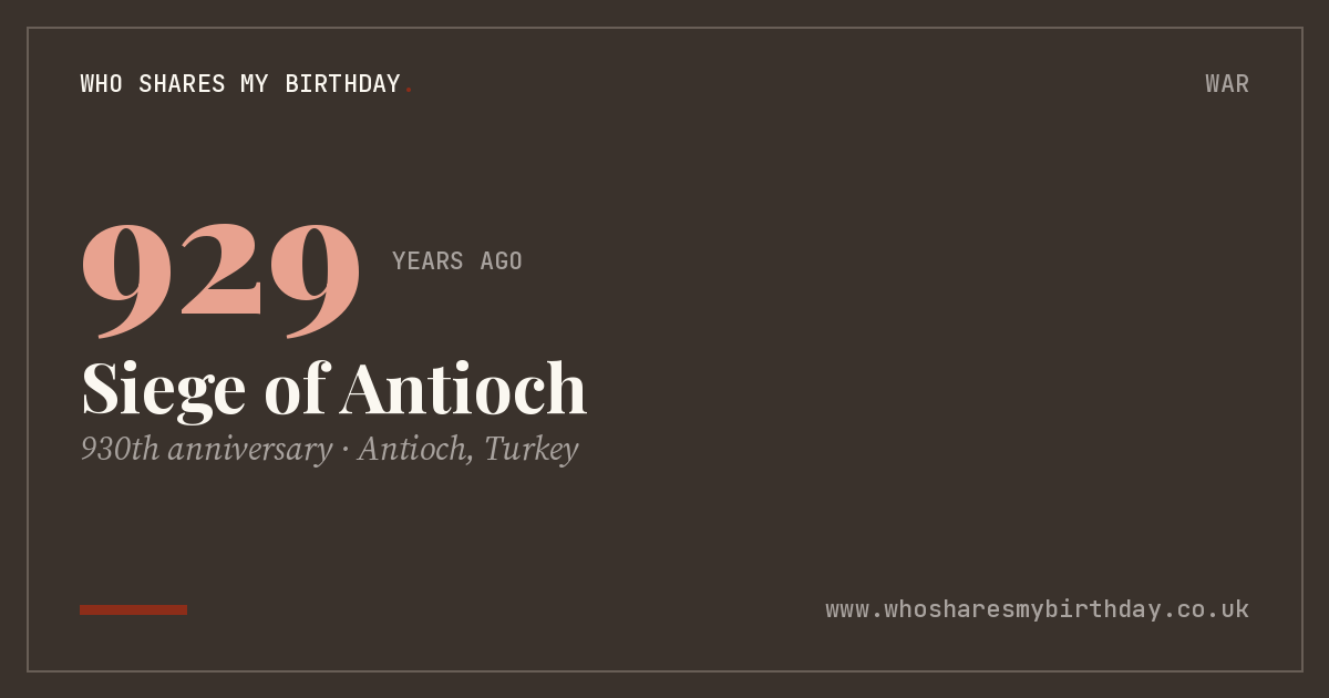 Siege of Antioch