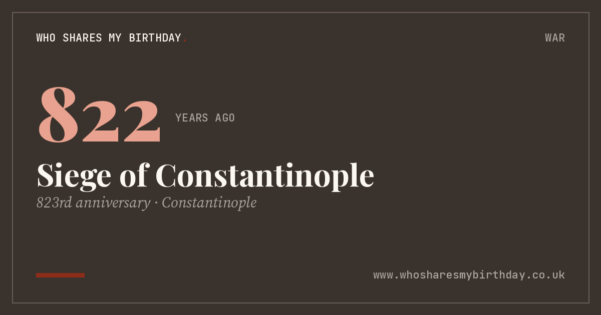 Siege of Constantinople