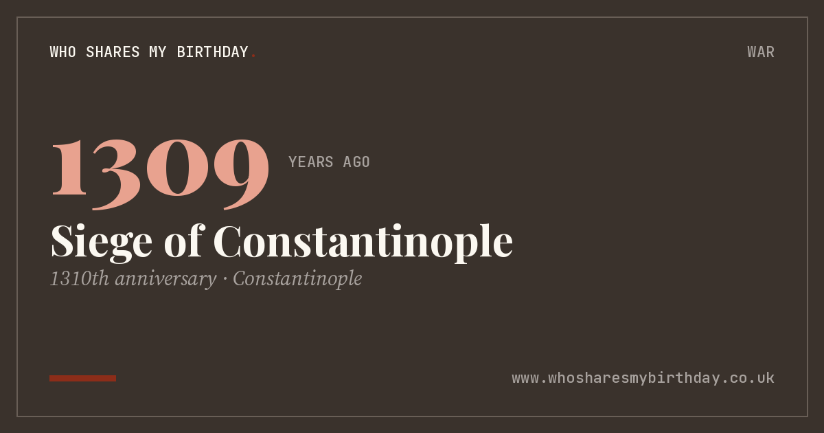 Siege of Constantinople