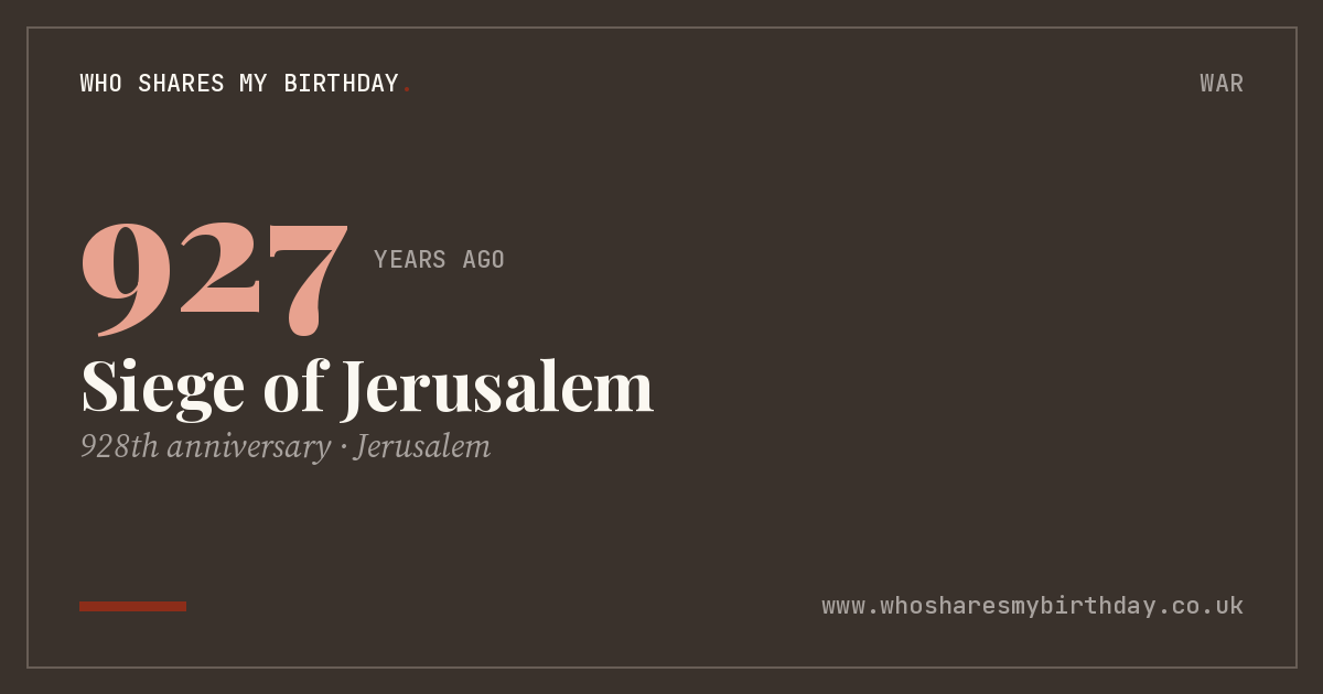 Siege of Jerusalem