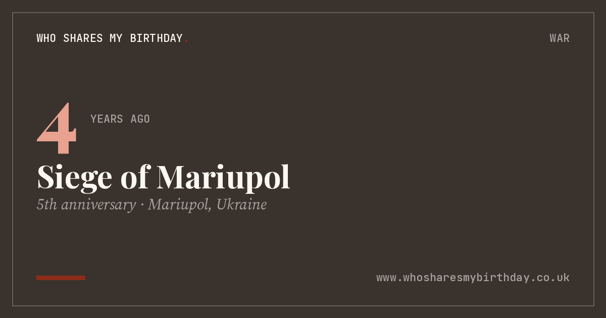Siege of Mariupol