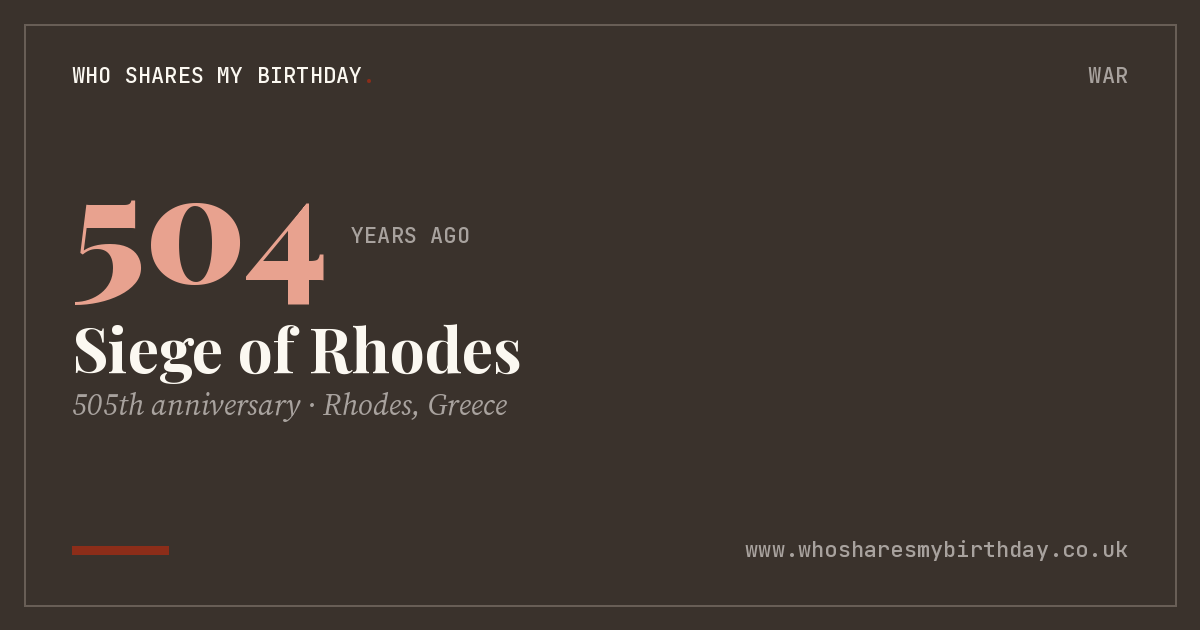 Siege of Rhodes