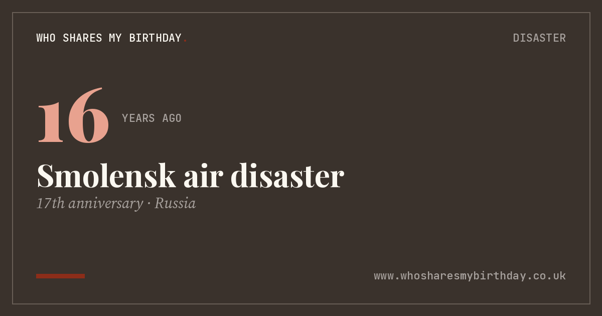Smolensk air disaster