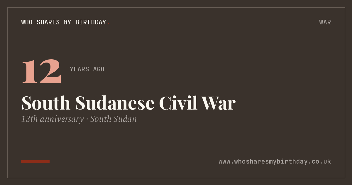South Sudanese Civil War