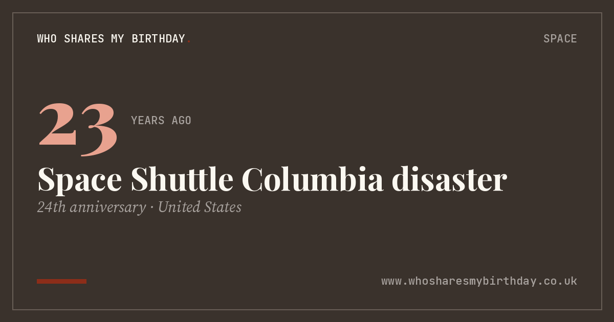 Space Shuttle Columbia disaster