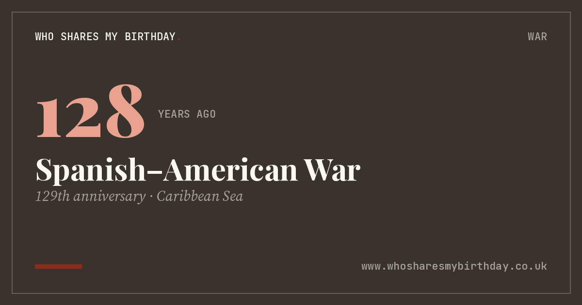 Spanish–American War