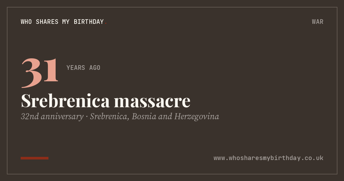 Srebrenica massacre