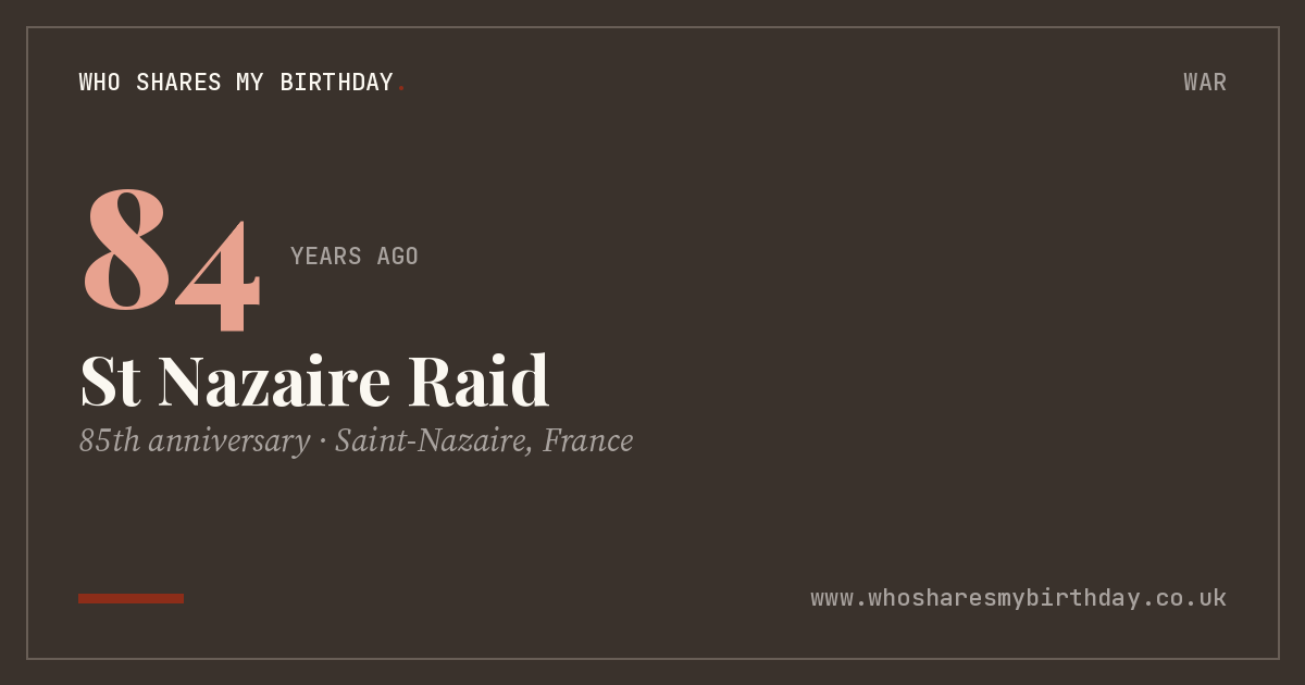 St Nazaire Raid