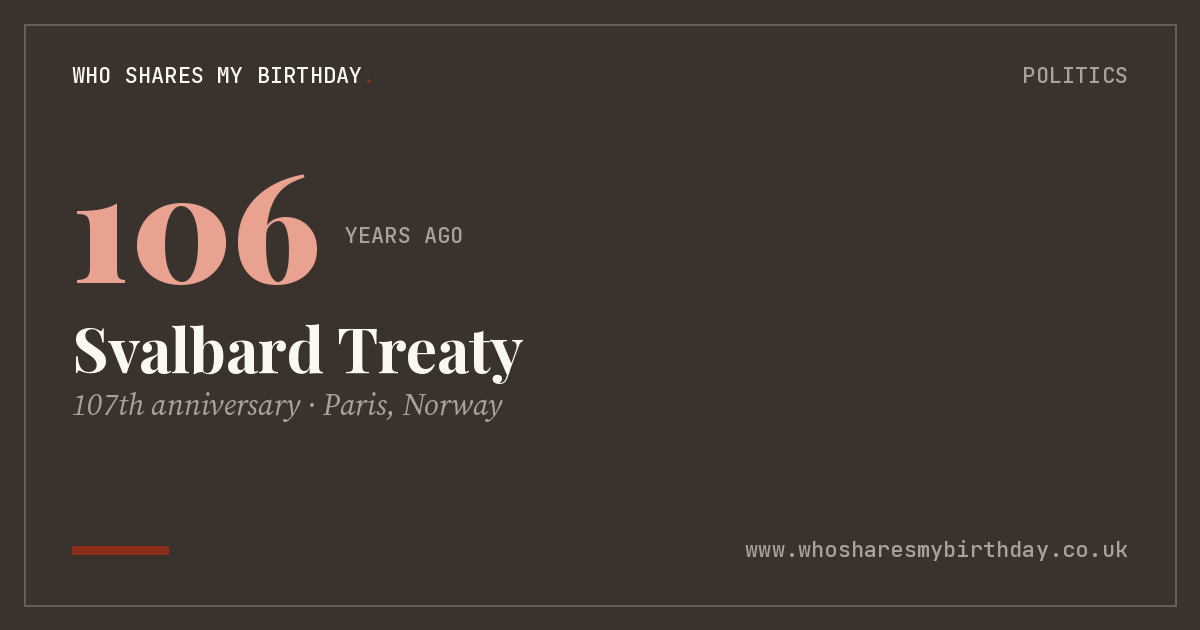 Svalbard Treaty