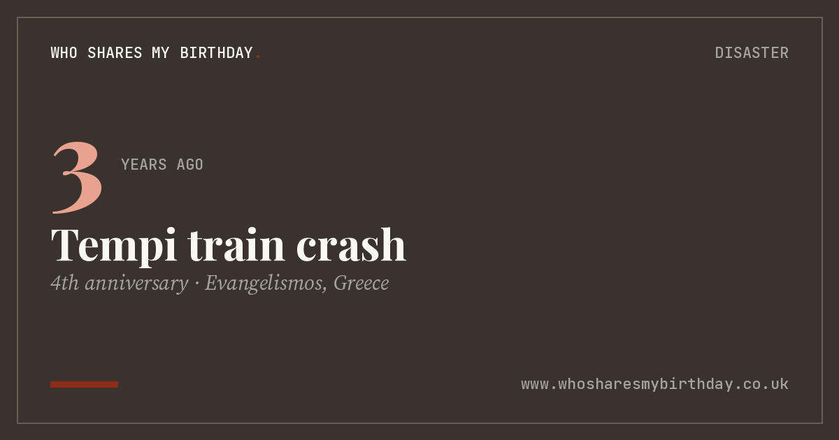 Tempi train crash