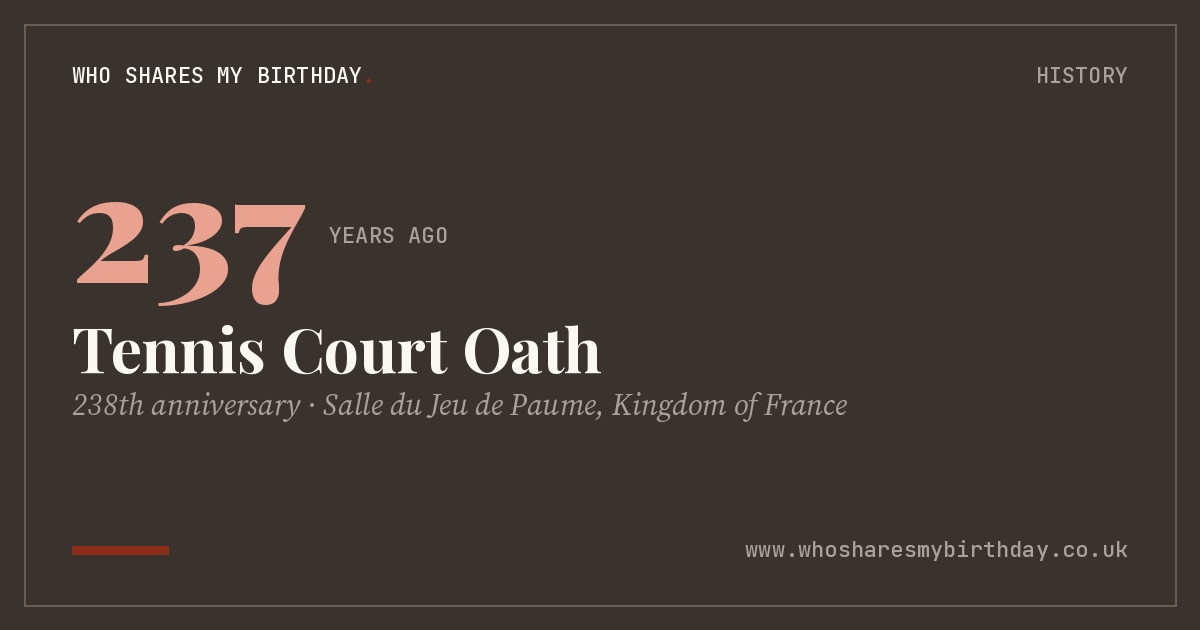 Tennis Court Oath