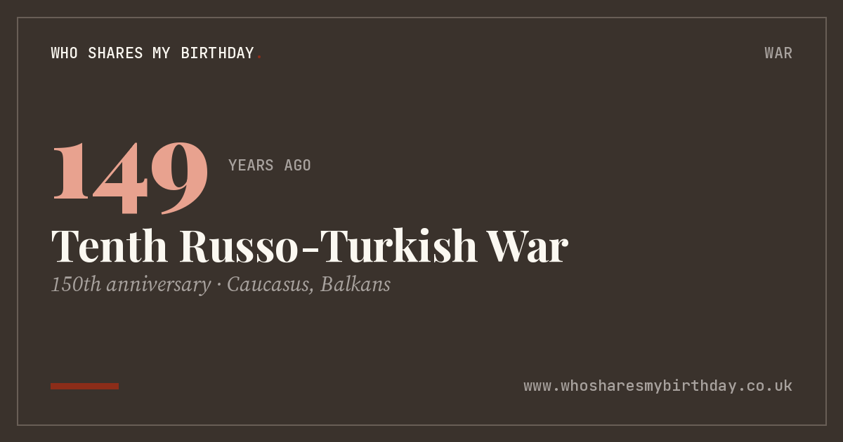 Tenth Russo-Turkish War