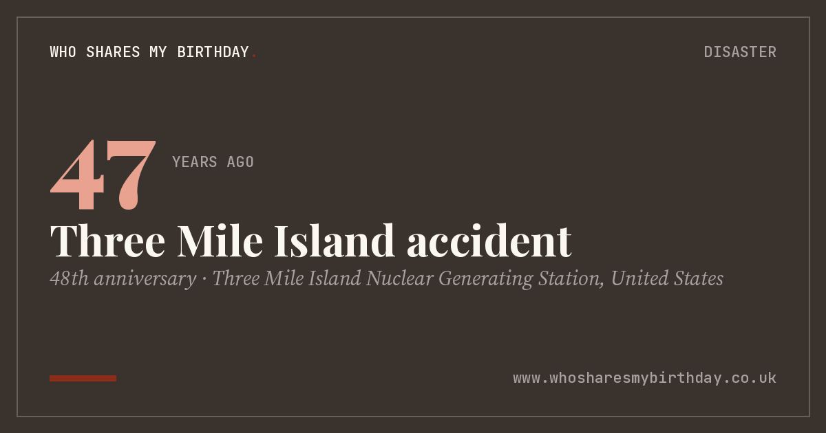 Three Mile Island accident