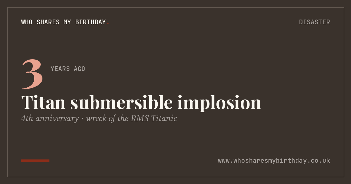 Titan submersible implosion