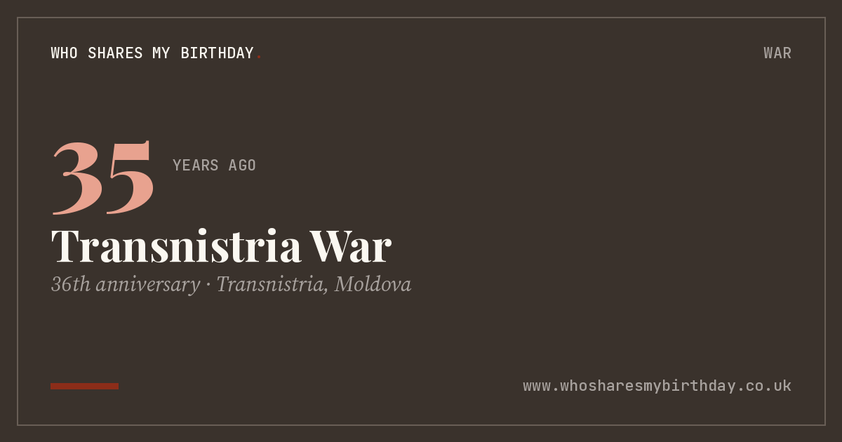 Transnistria War