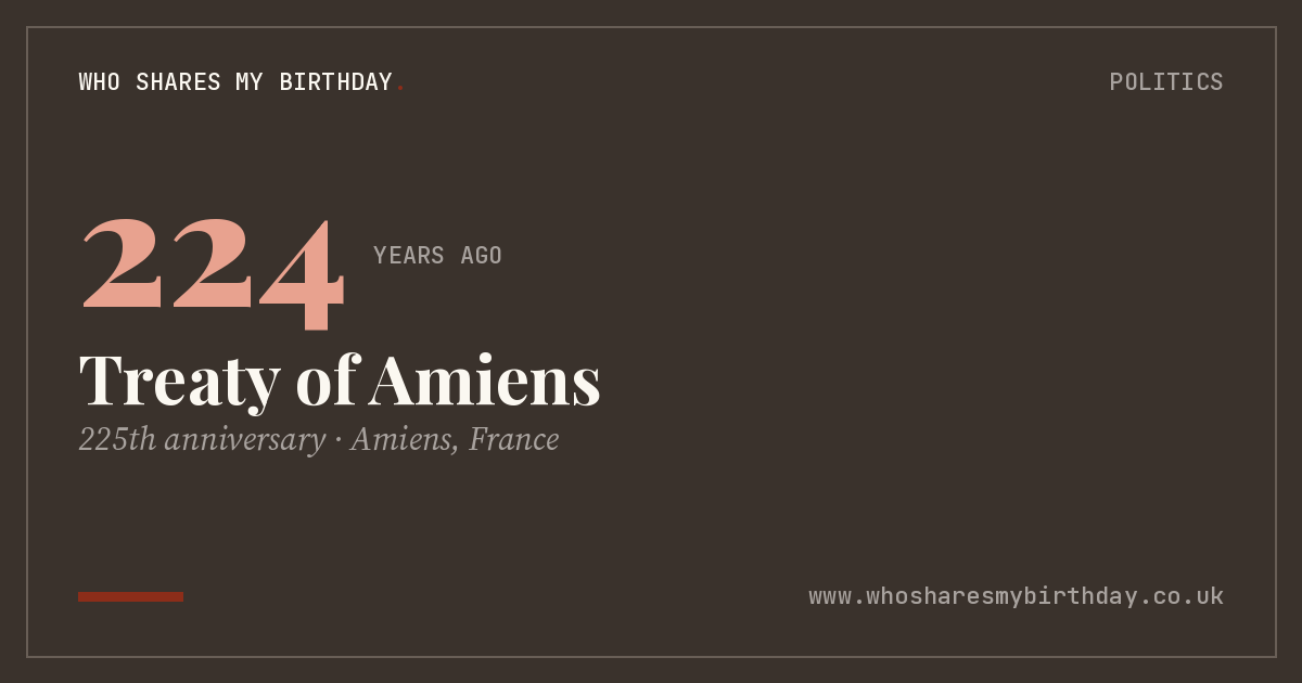 Treaty of Amiens