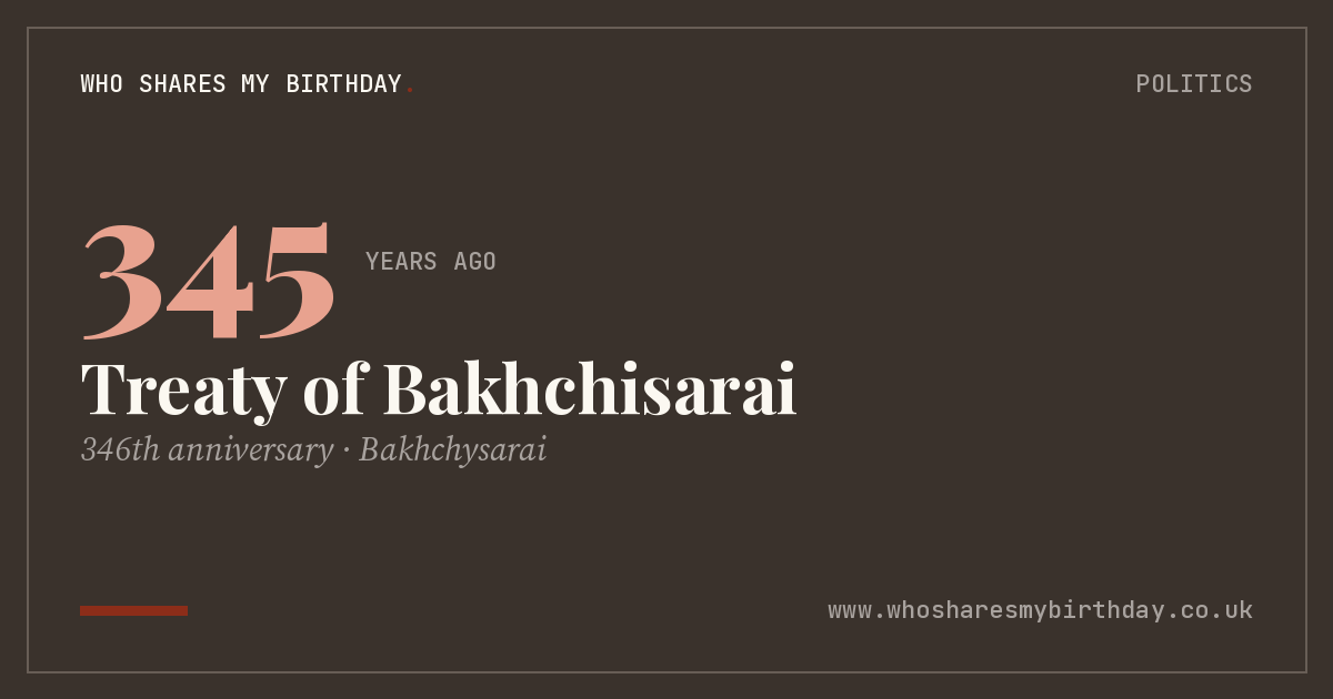 Treaty of Bakhchisarai