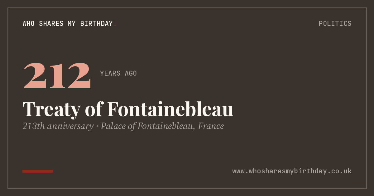 Treaty of Fontainebleau