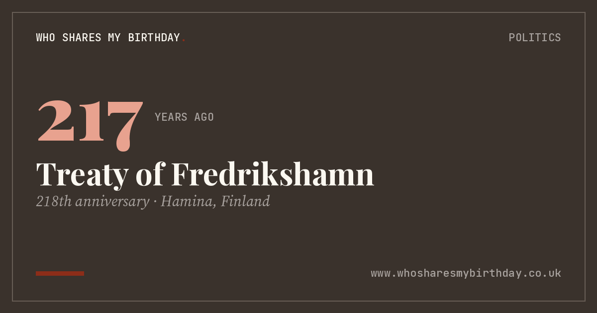Treaty of Fredrikshamn
