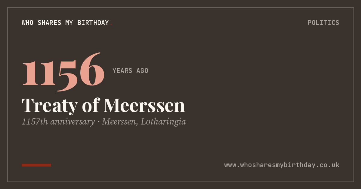 Treaty of Meerssen