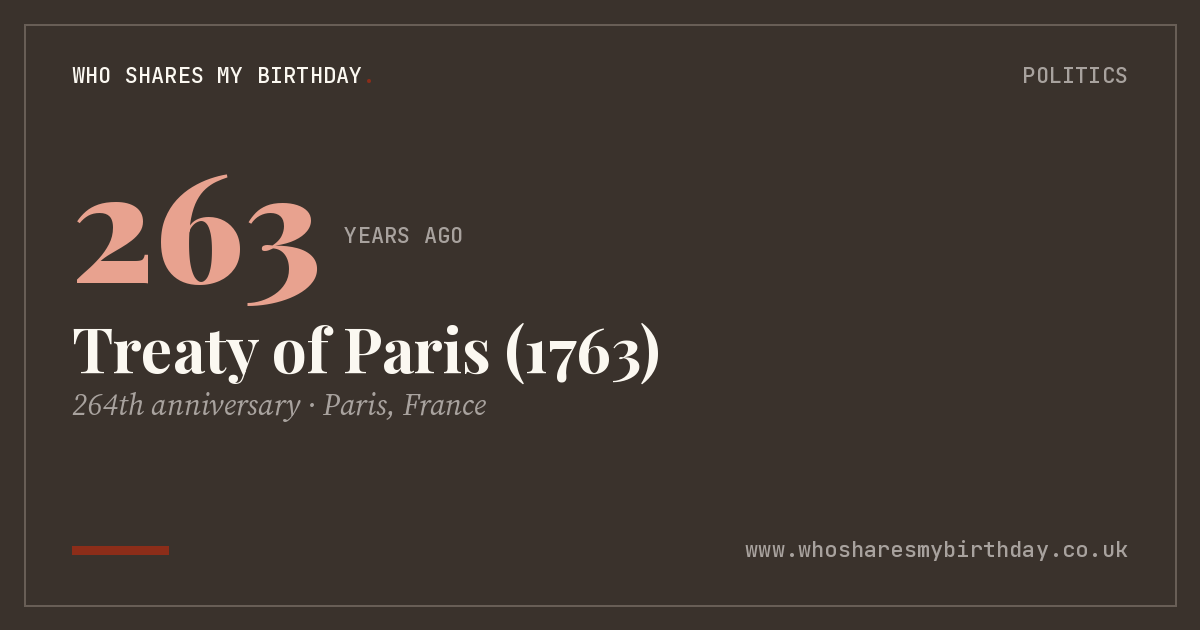 Treaty of Paris (1763)