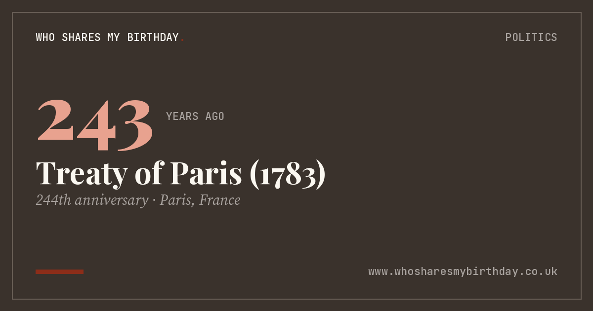Treaty of Paris (1783)