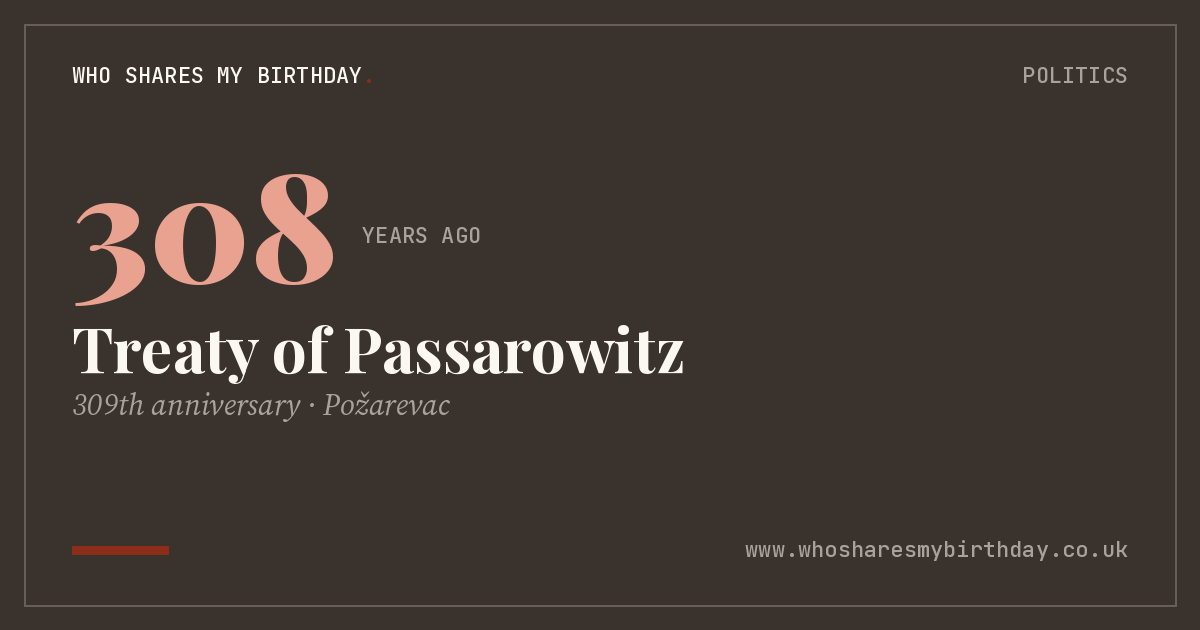 Treaty of Passarowitz