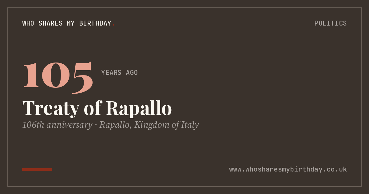 Treaty of Rapallo