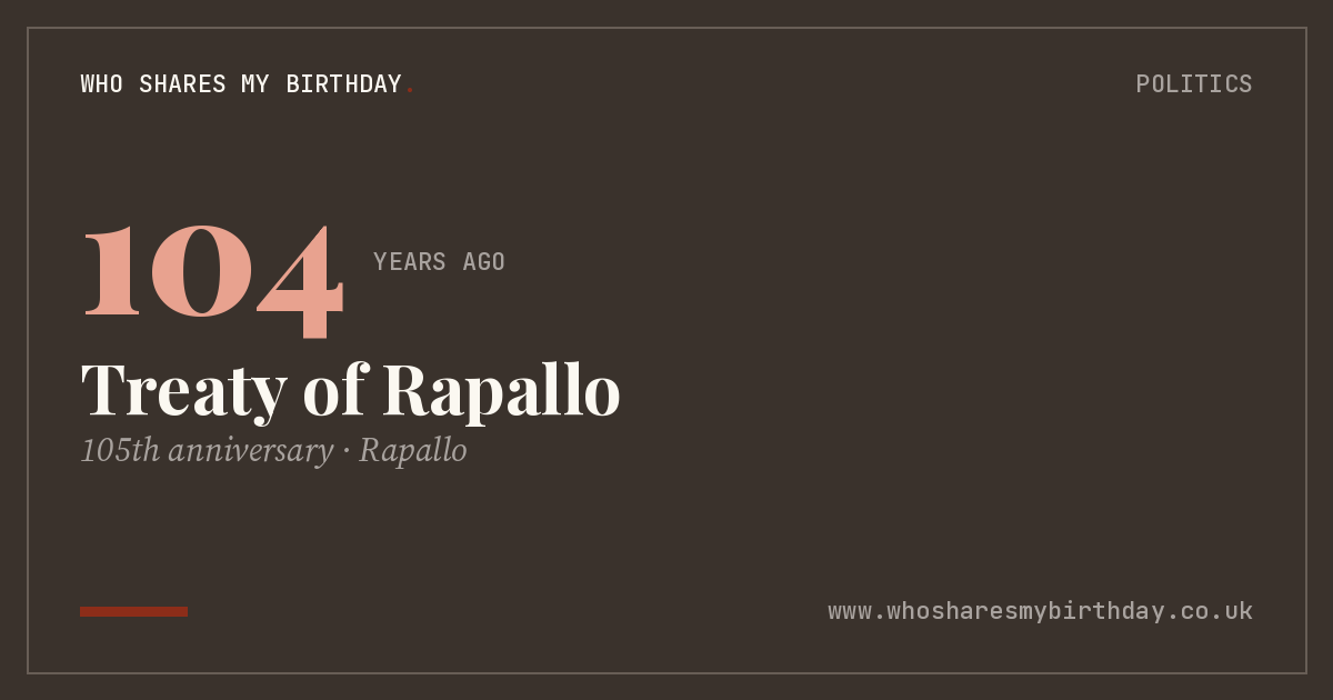 Treaty of Rapallo