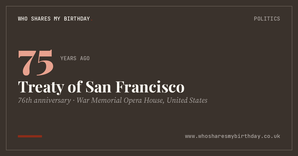Treaty of San Francisco