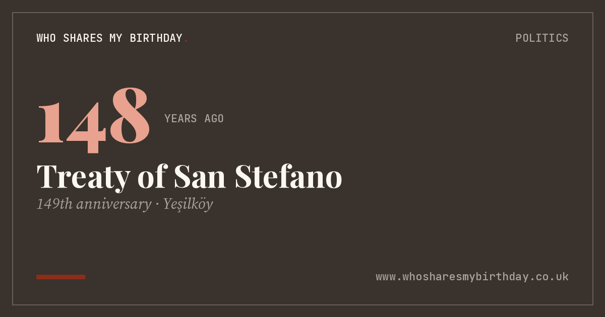 Treaty of San Stefano