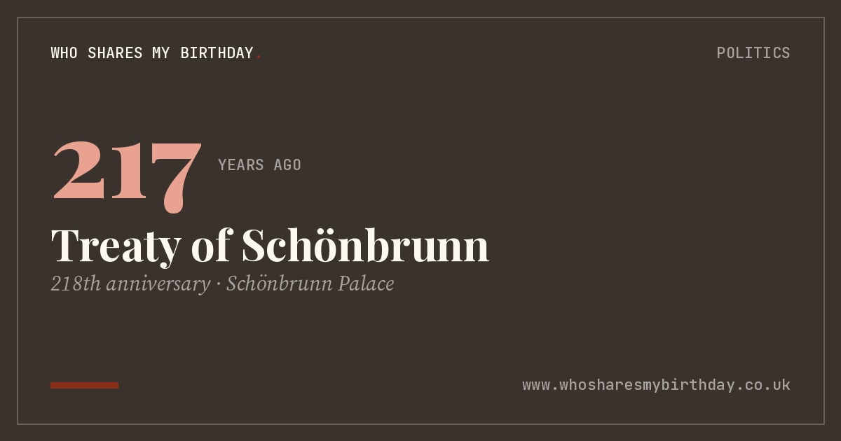 Treaty of Schönbrunn