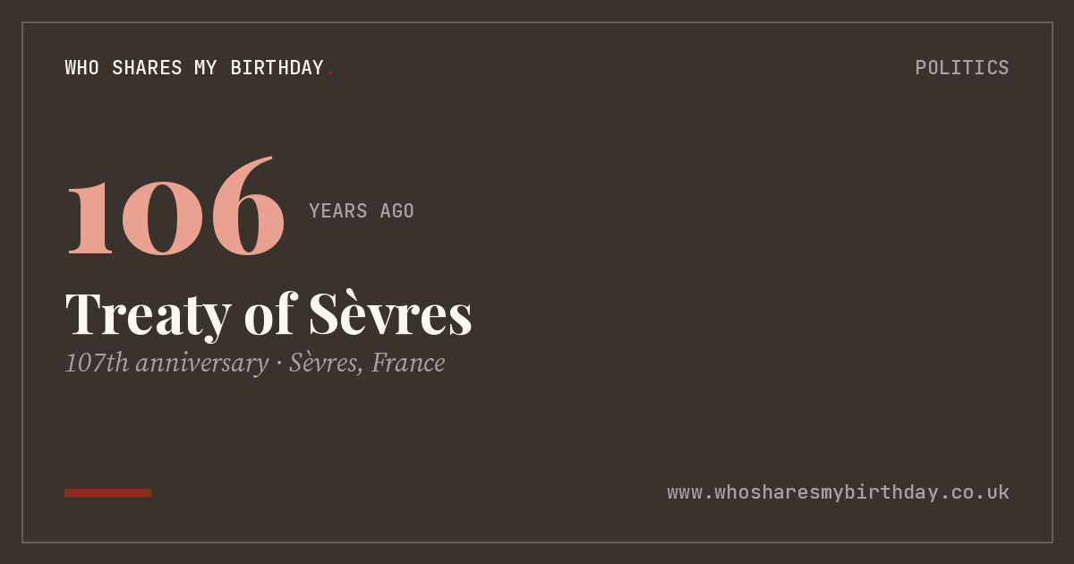 Treaty of Sèvres