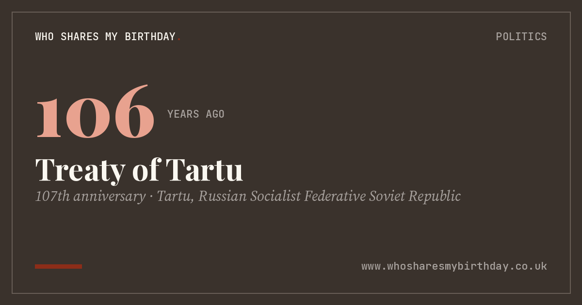 Treaty of Tartu
