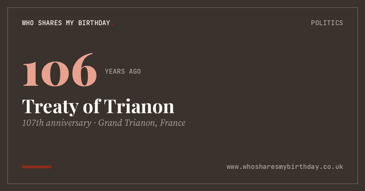 Treaty of Trianon