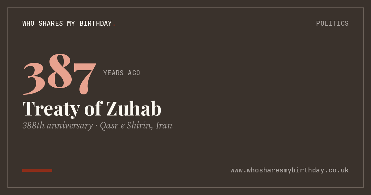 Treaty of Zuhab
