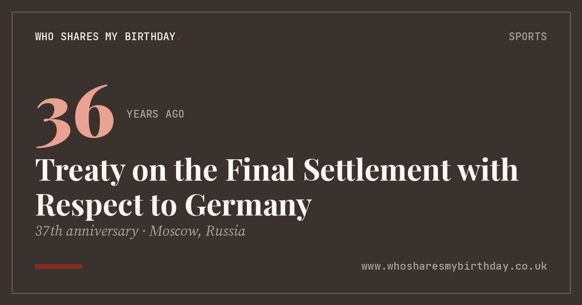 Treaty on the Final Settlement with Respect to Germany