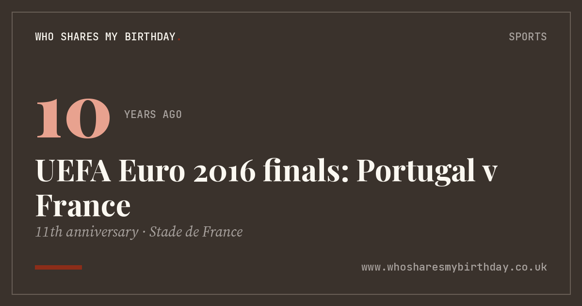 UEFA Euro 2016 finals: Portugal v France