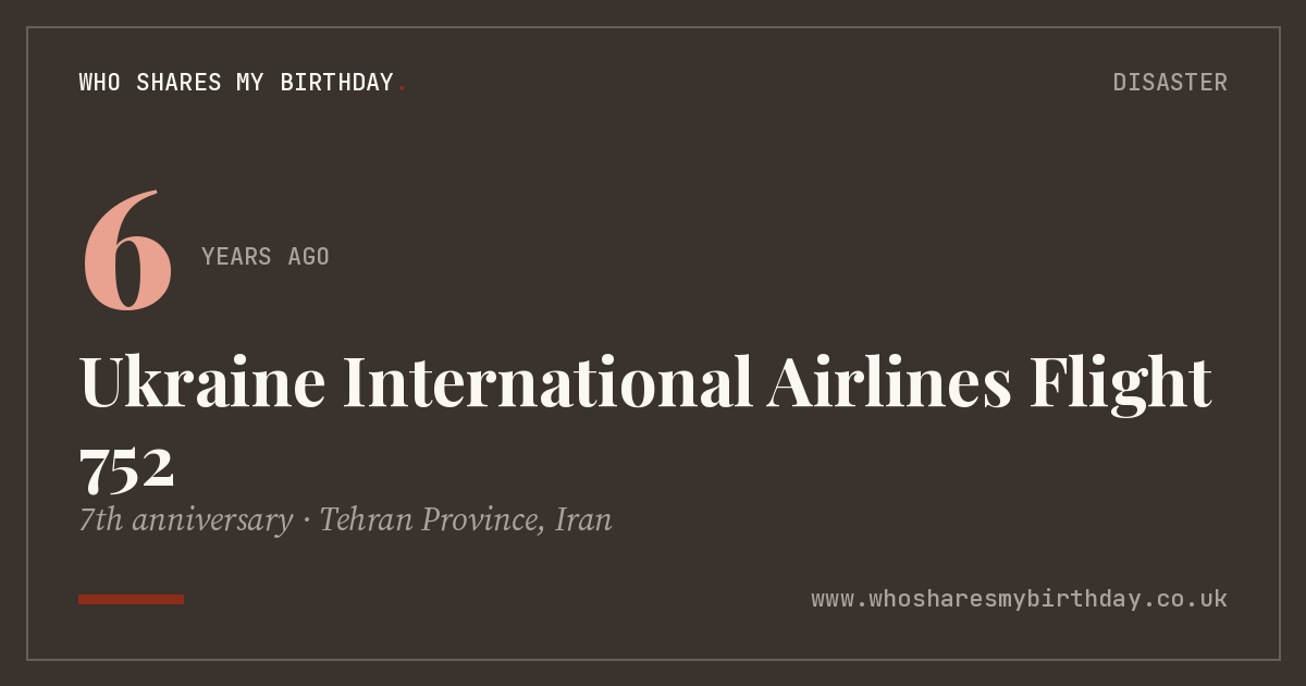 Ukraine International Airlines Flight 752