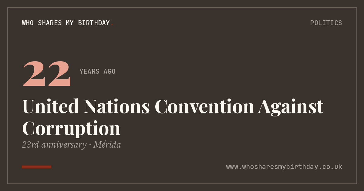 United Nations Convention Against Corruption