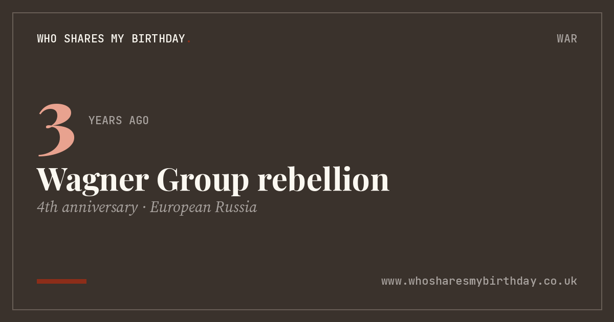 Wagner Group rebellion
