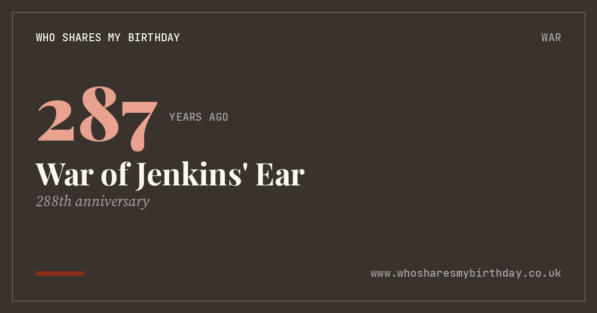 War of Jenkins' Ear
