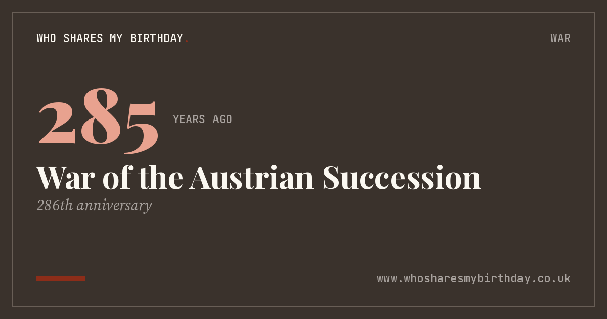 War of the Austrian Succession