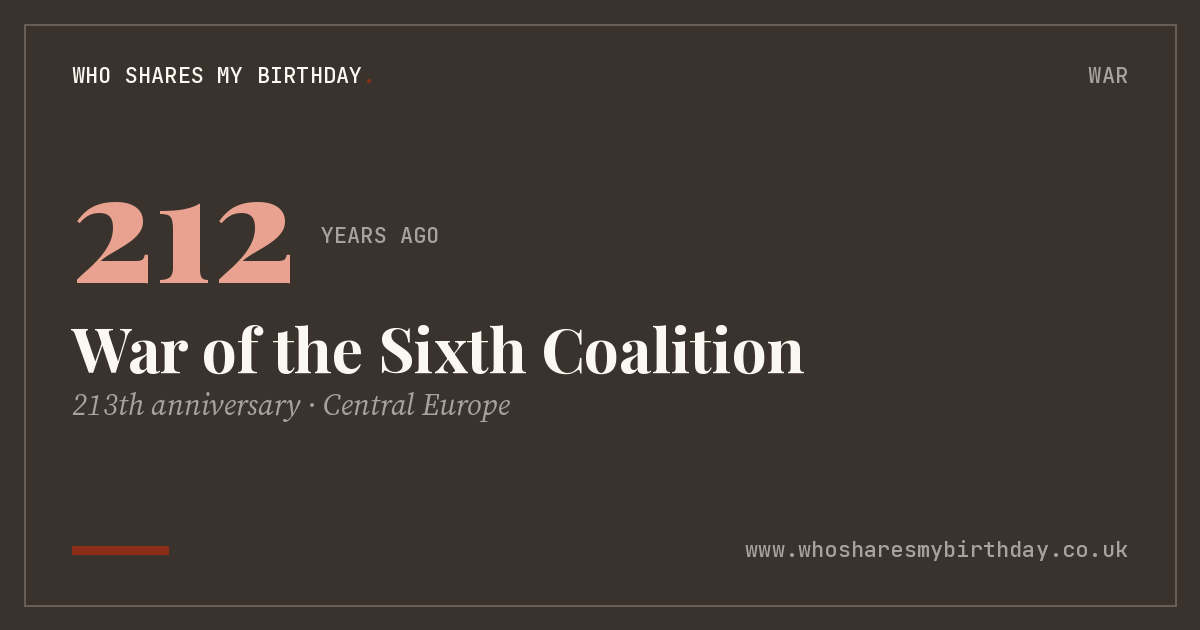War of the Sixth Coalition
