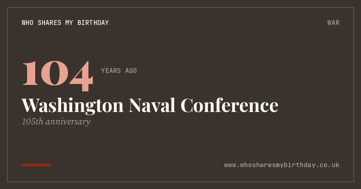 Washington Naval Conference